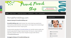 Desktop Screenshot of pernakpernikshop.com